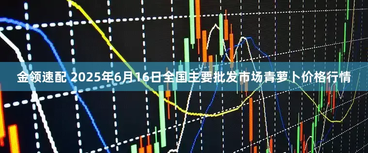 金领速配 2025年6月16日全国主要批发市场青萝卜价格行情